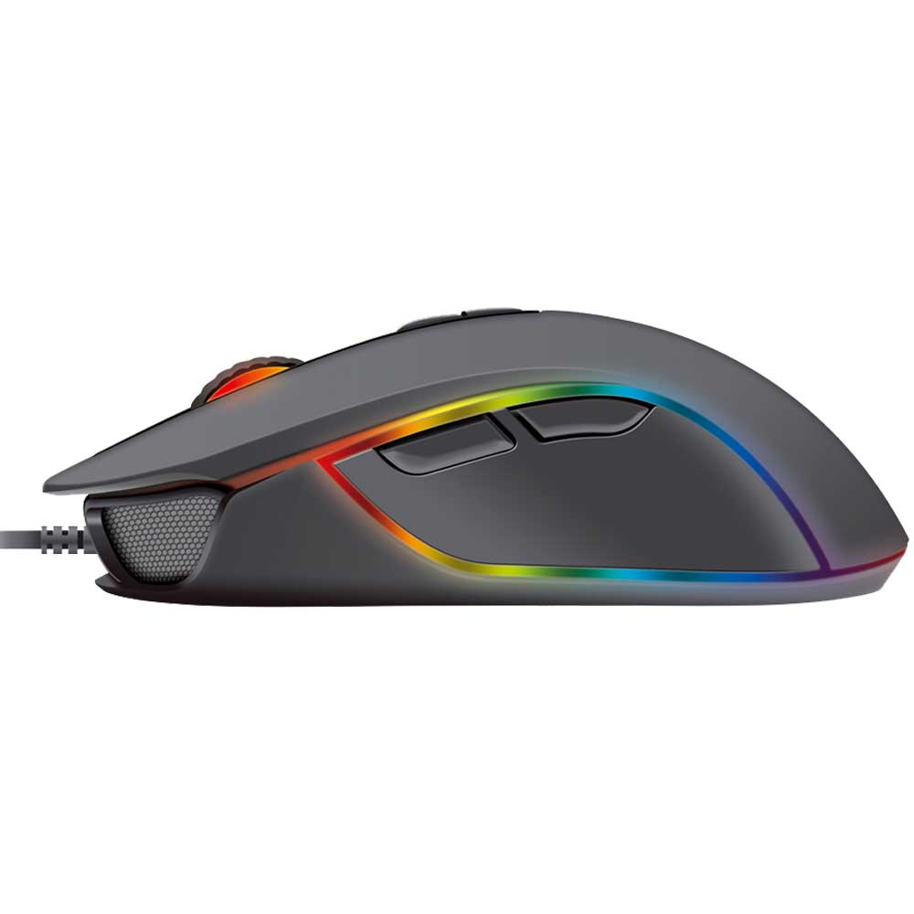 Mouse Gamer com Macro RGB Thor X9 + Brinde Moude Pad Gamer