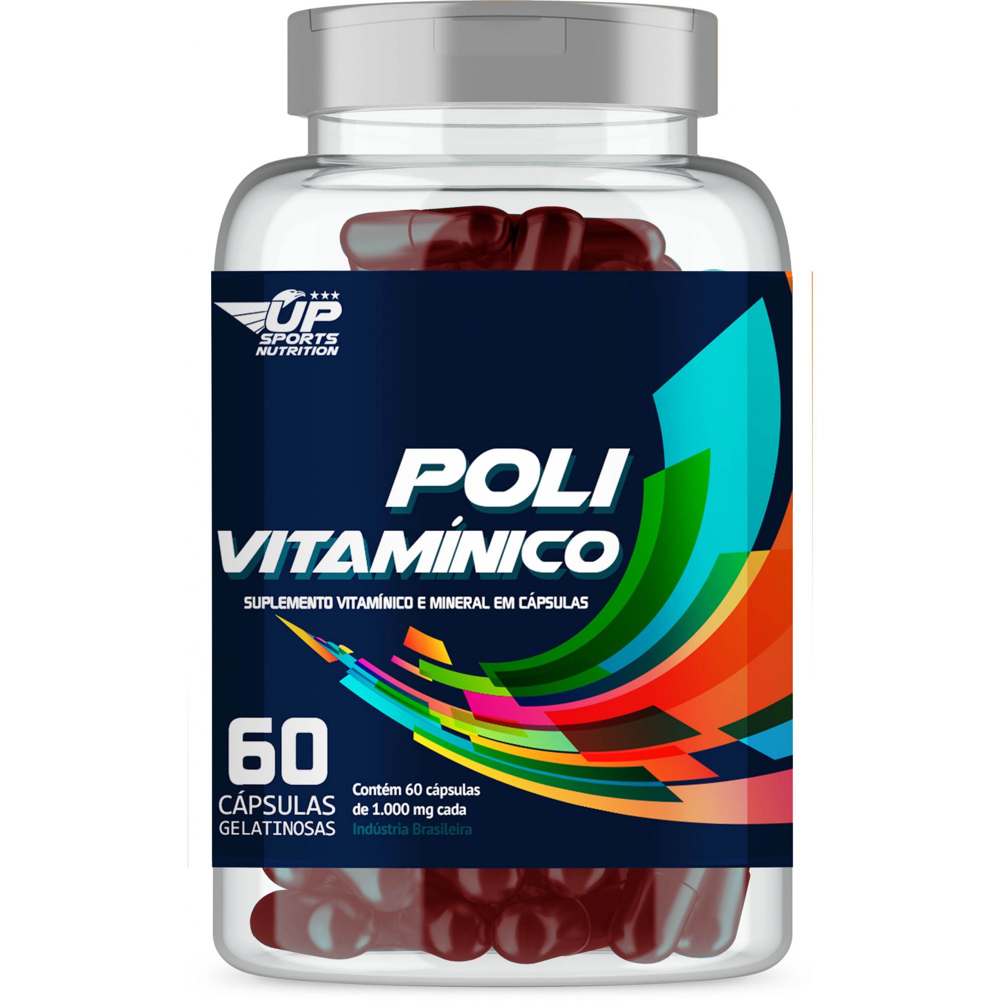 Polivitamínico 1000mg com 60 cápsulas Up Sports Nutrition
