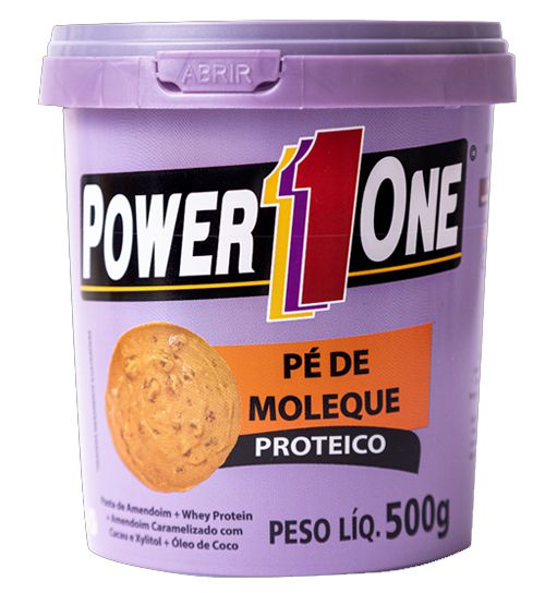 Power One Pasta Integral Amendoim 500g Pé De Moleque