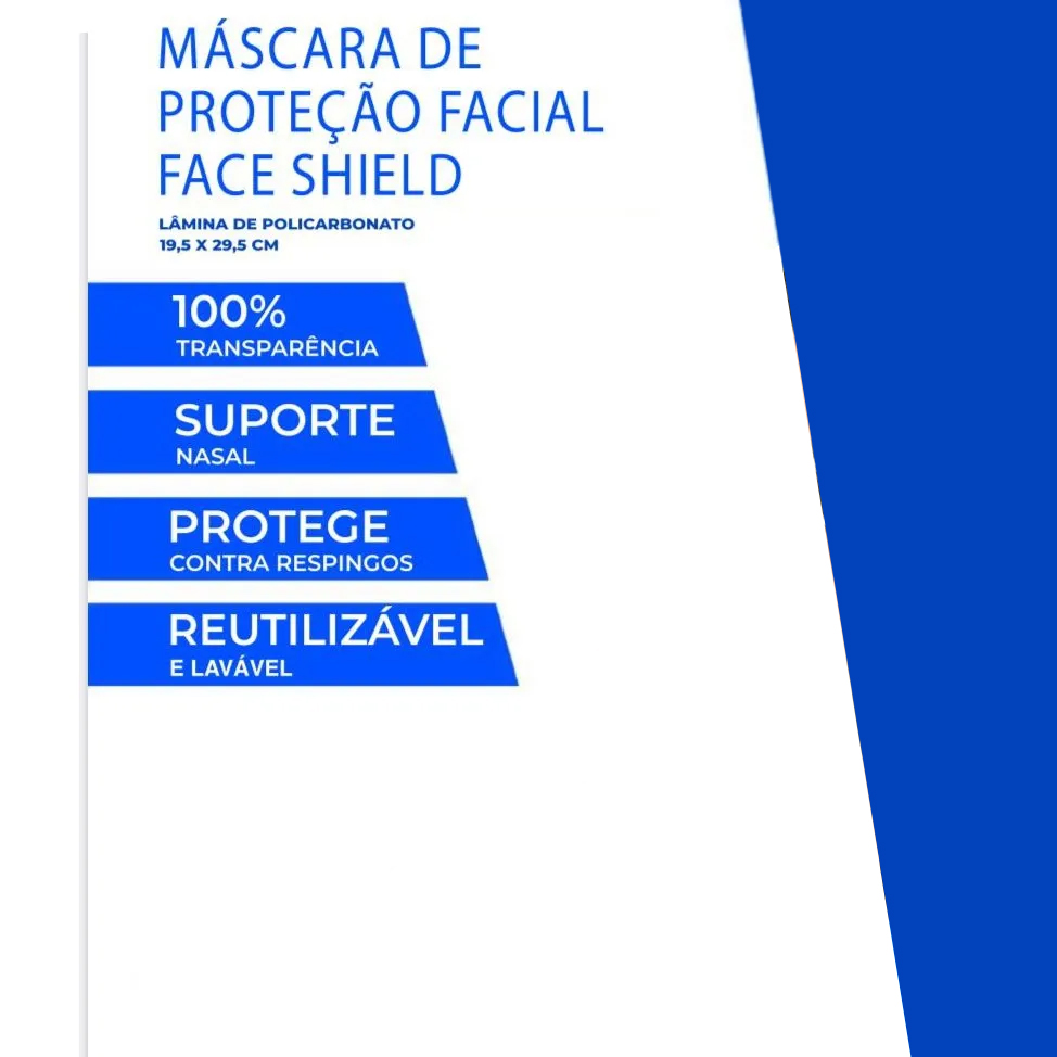 Protetor Facial Protetora Face Shield - Envio Imediato