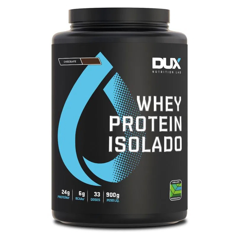 Whey Protein Isolado Dux Nutrition Pote 900g Cookies