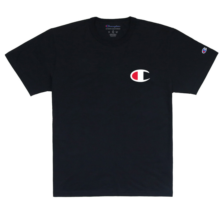 Camiseta Champion  Ath Medium C Logo "Black"