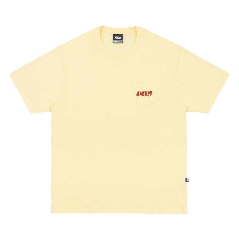 Camiseta Pocket High Confused "Soft Yellow"