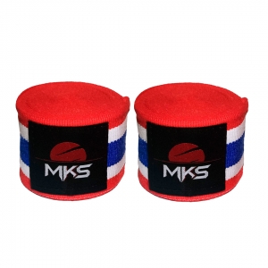 Bandagem Fita Protetora Elástica MKS Thai 4,55m (Par)
