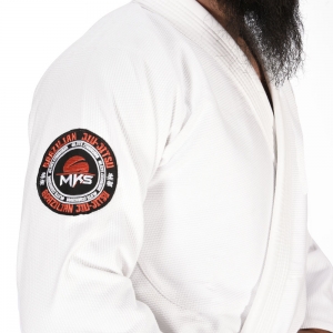 Kimono de Jiu-Jitsu HONOUR MKS Combat Branco