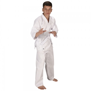 Kimono de Judo Iniciante MKS Michi Branco com faixa Branca (Iniciante)