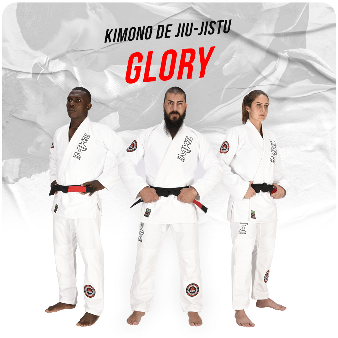 Kimono de Jiu-Jitsu GLORY MKS Combat Branco
