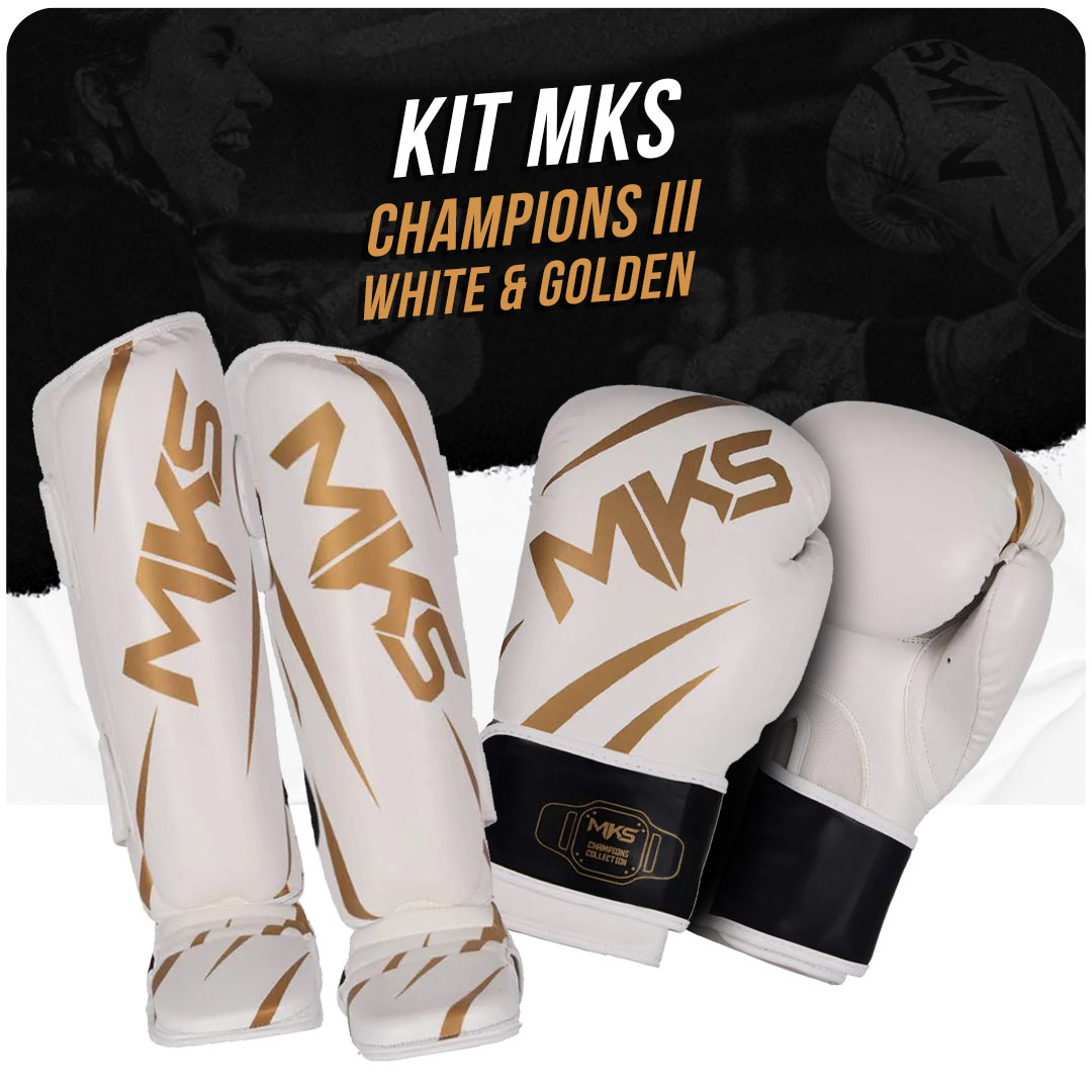 Kit Champions III White and Gold