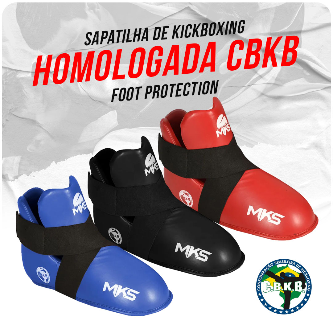 Sapatilha Kickboxing MKS Foot Protection Homologada CBKB