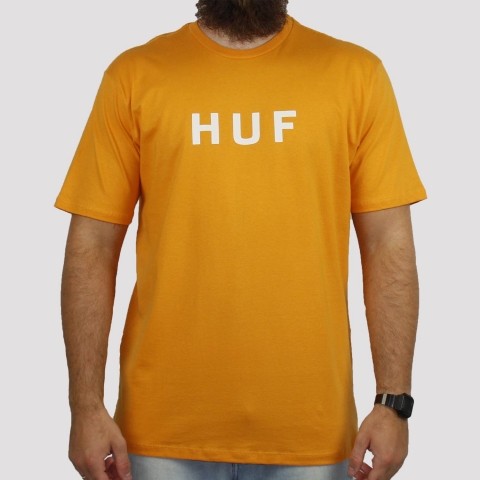 Camiseta Huf Logo - Laranja