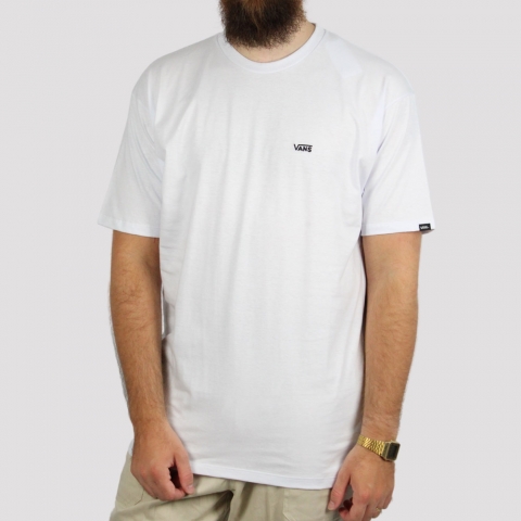 Camiseta Vans Logo Bordado - Branca