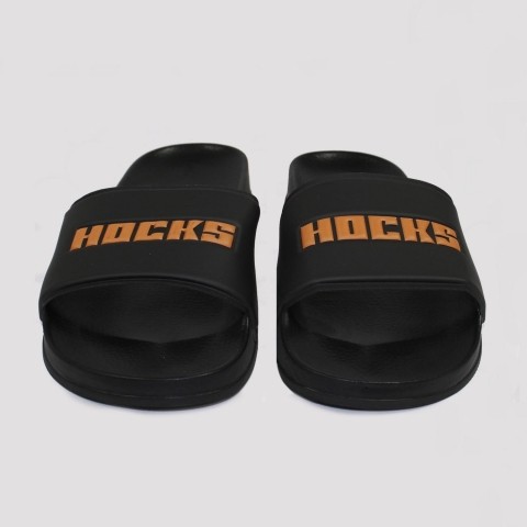 Chinelo Hocks Slide - Black/ Orange