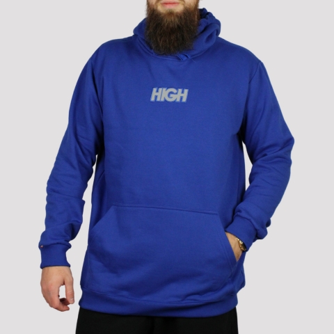 Moletom High Reflective Hoodie Logo - Blue