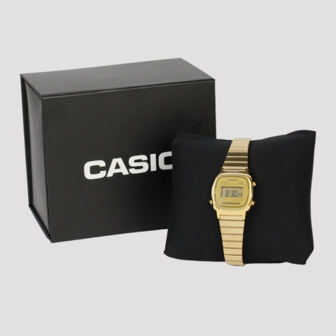 Relógio Casio Vintage Dourado LA670WGA-9DF-SC
