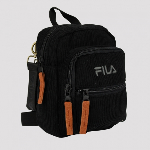 Shoulder Bag Fila Corduroy - Preta