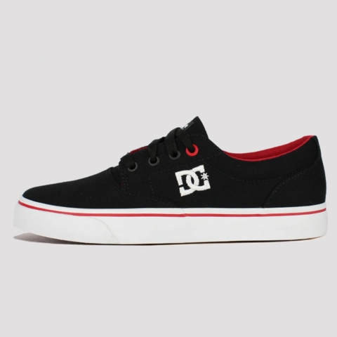 Tênis DC Shoes New Flash 2TX -Black/ Red