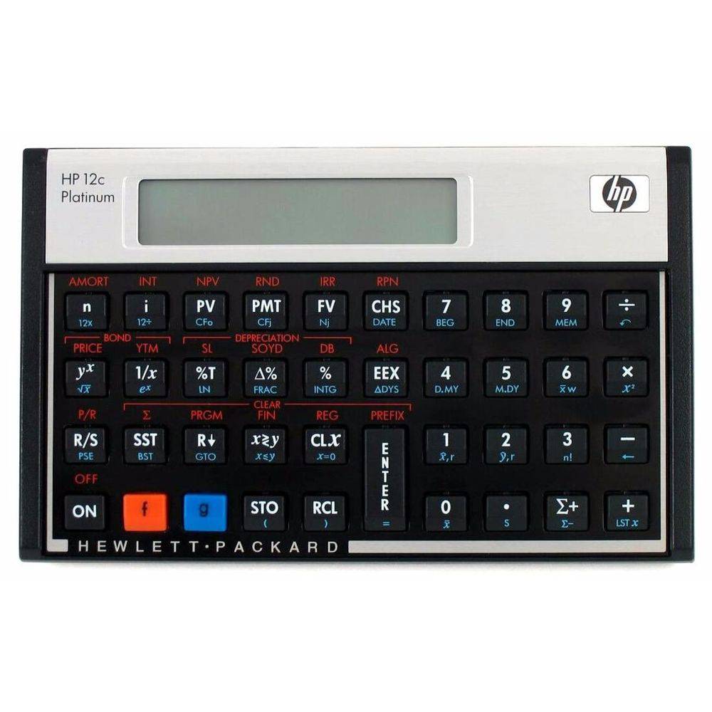 Calculadora financeira HP 12C platinum