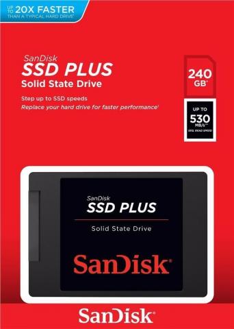 HD SSD 240GB Sandisk 2.5" 3.0