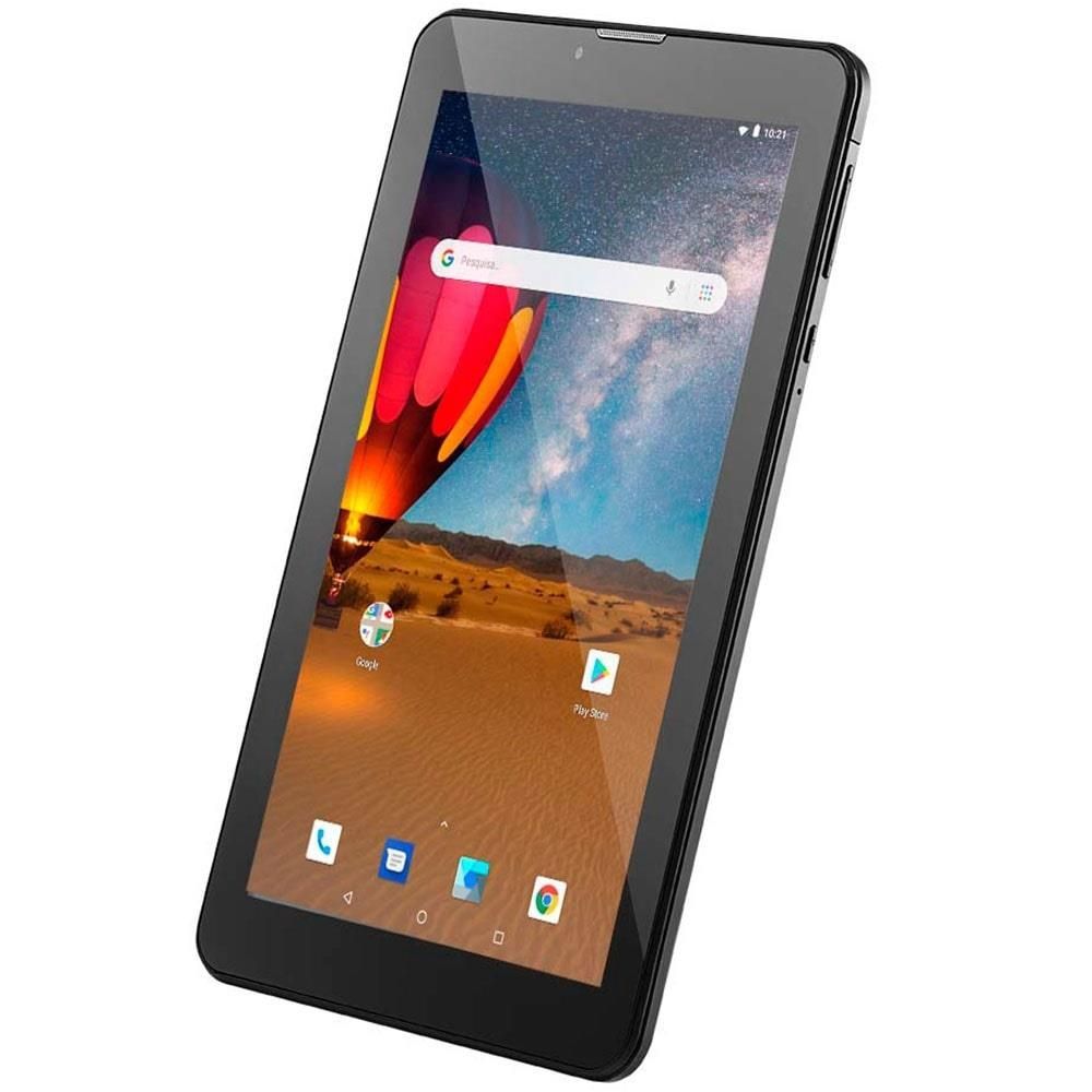Tablet Multilaser M7 3G Plus Dual Chip Quad Core 1 GB de Ram Memória 16 GB Tela 7 Polegadas PRETO - NB304
