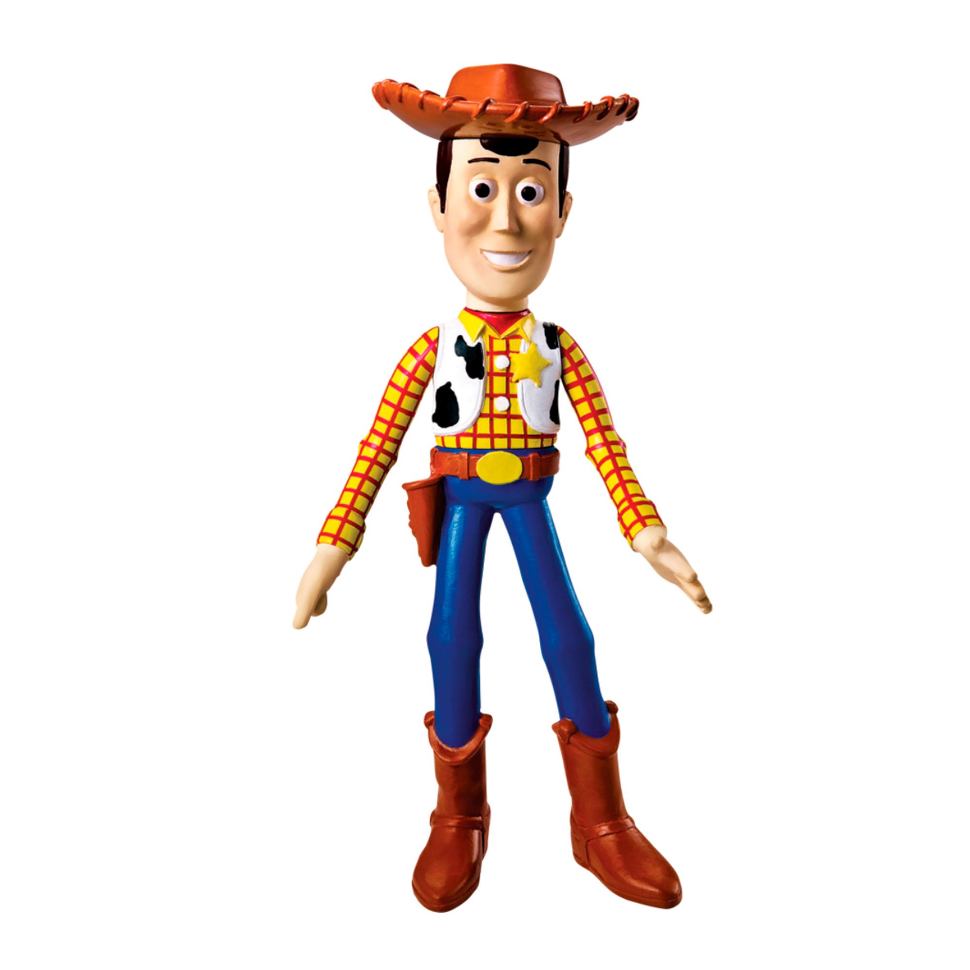Boneco Wood Toy Story Brinquedo Xerife Vinil Articulado 18cm