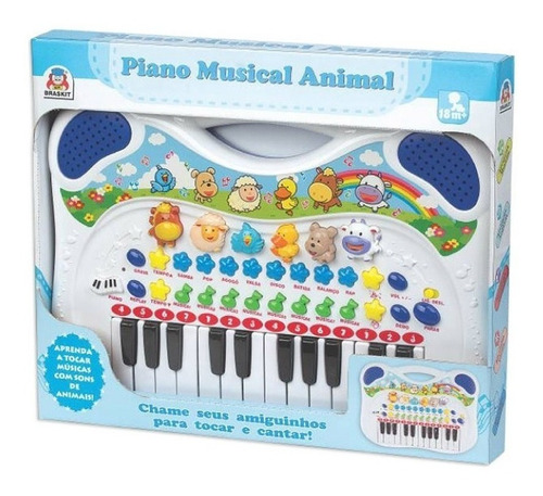 Piano Infantil Musical Brinquedo Teclado Educativo Bebe