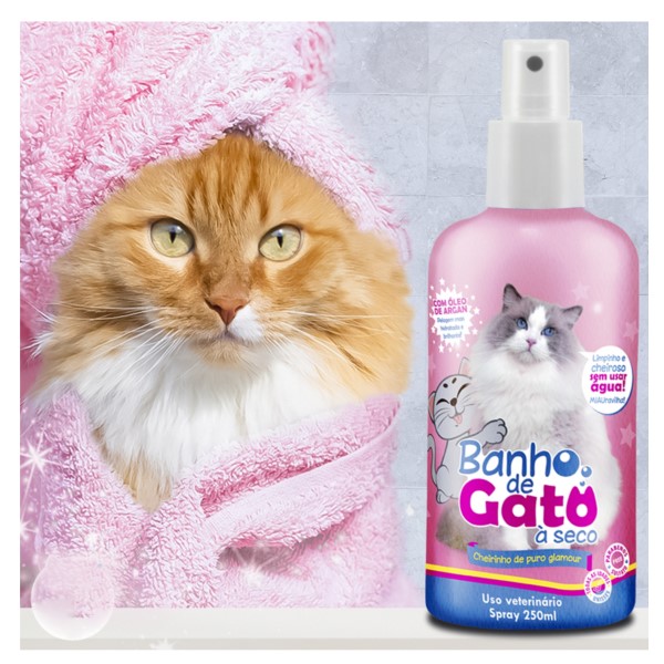 Banho a Seco para Gatos CatMyPet Puro Glamour