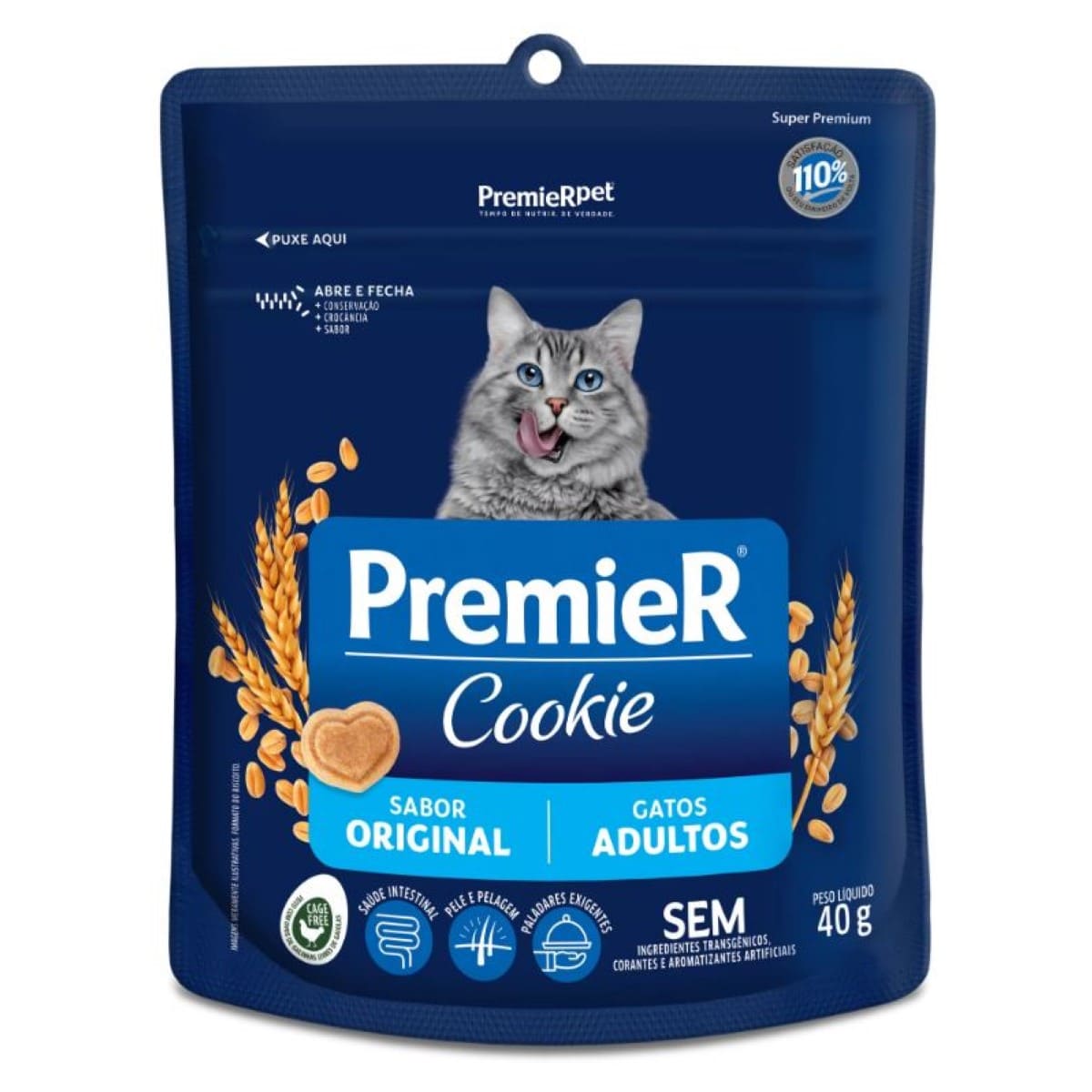 Cookie Premier Petisco para Gatos Adultos