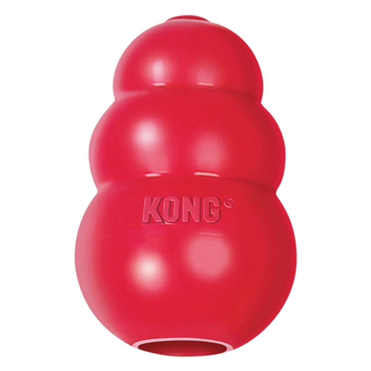 Kong Classic Brinquedo para Cães Porta Ração e Petisco Médio(T2)