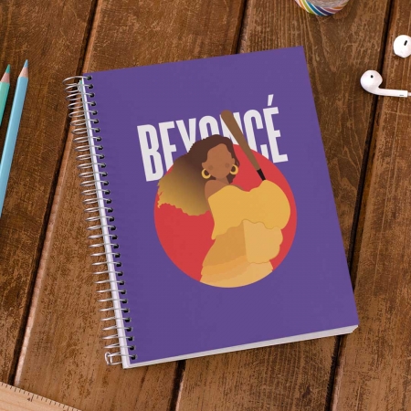 Caderno Beyonce - Rebobina Artes