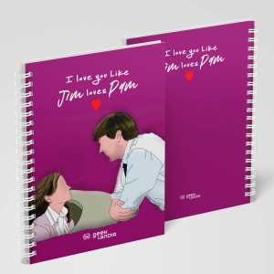 Caderno Jim Loves Pam The Office