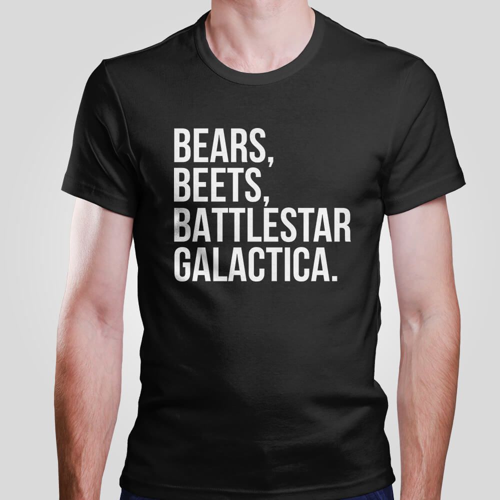 Camiseta Bears Beets Battlestar Galactica - The Office