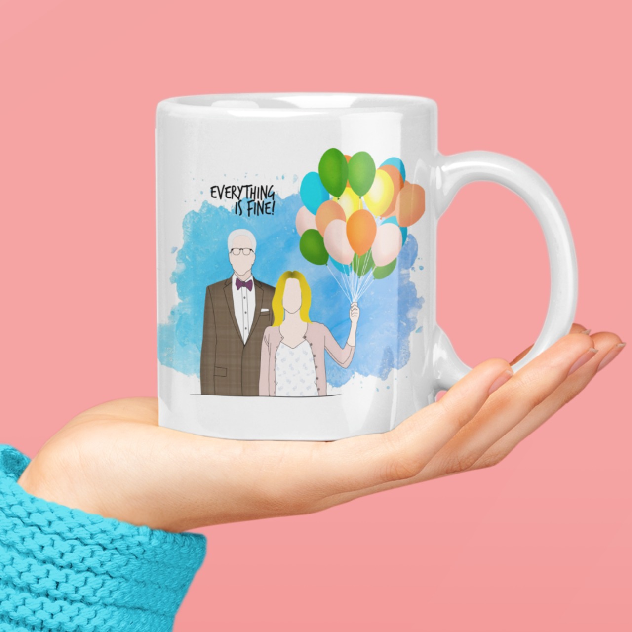 Caneca The Good Place Everything Is Fine
