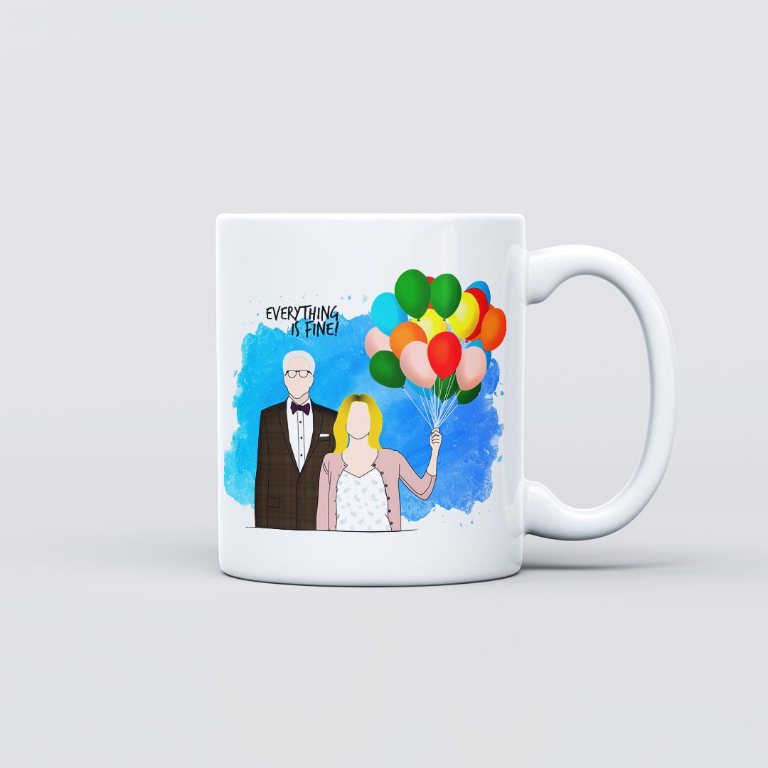 Caneca The Good Place Everything Is Fine