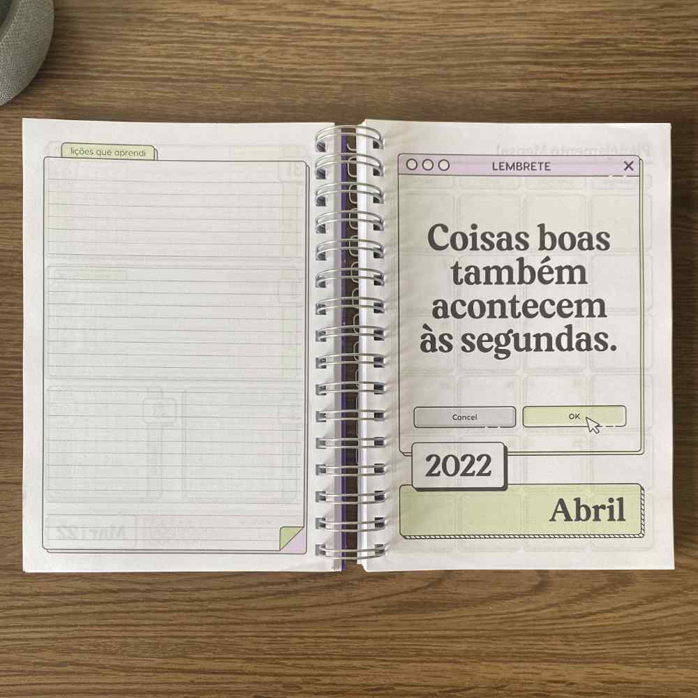Planner 2022 - Greys Anatomy - Rebobina Artes