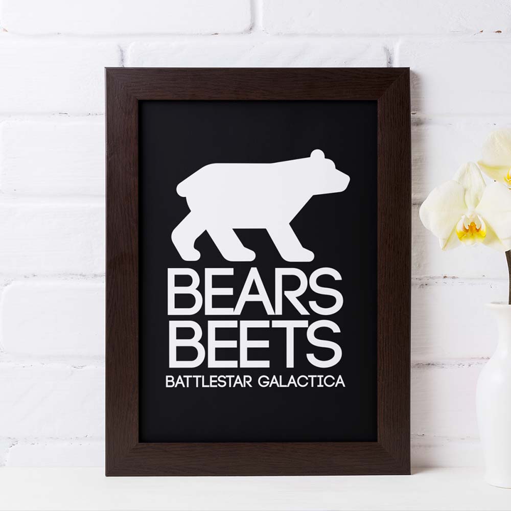 Quadro Bears Beets Battlestar Galactica - The Office