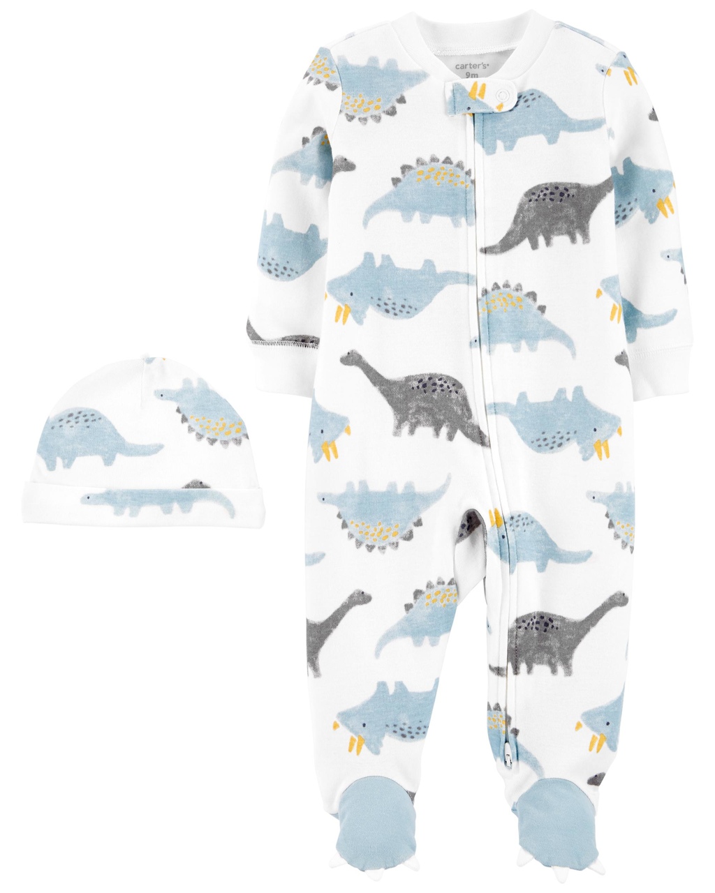 kit Pijama com Touca Dino Carter's