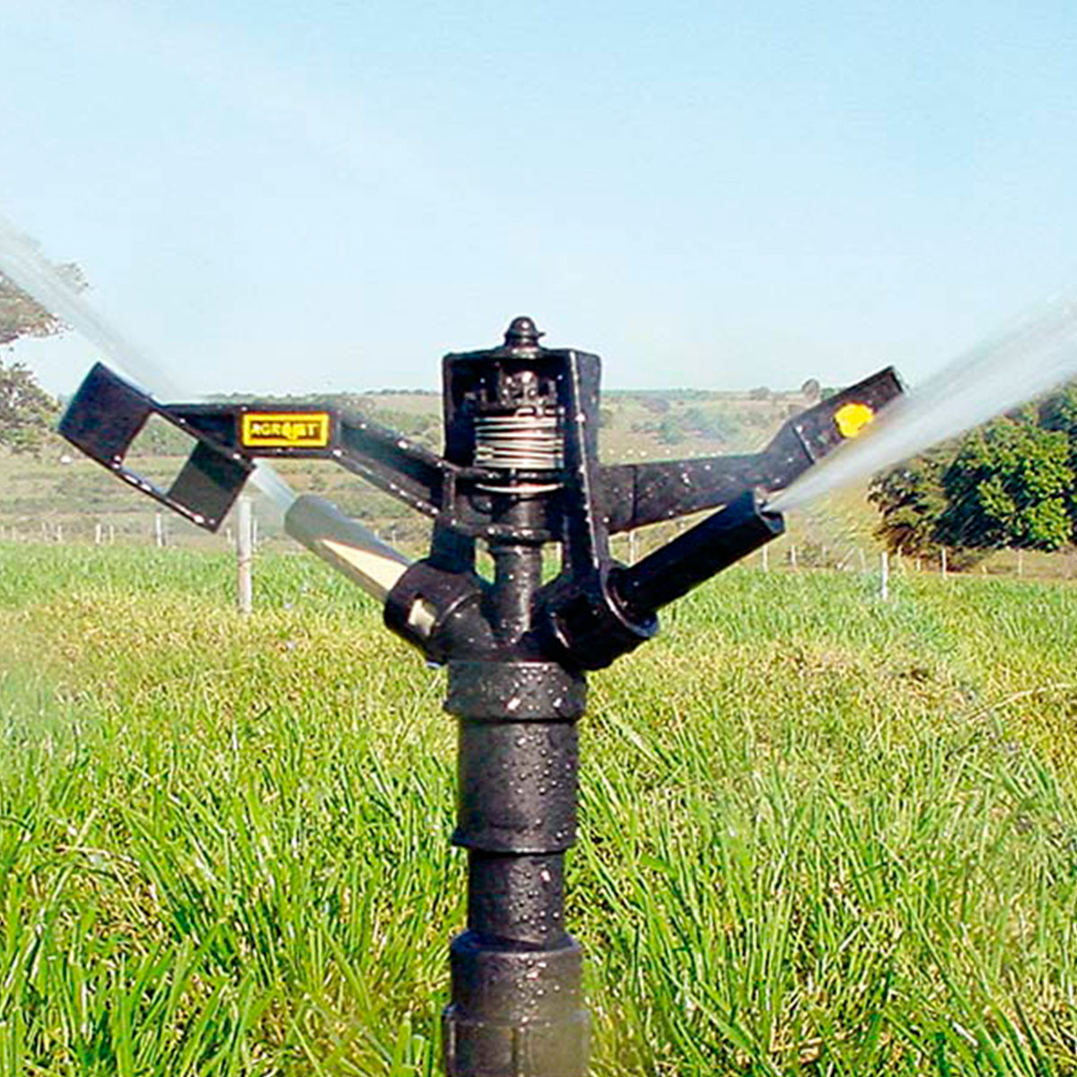 Aspersor Agrícola Irrigação 6mm Agrojet Com Regulagem