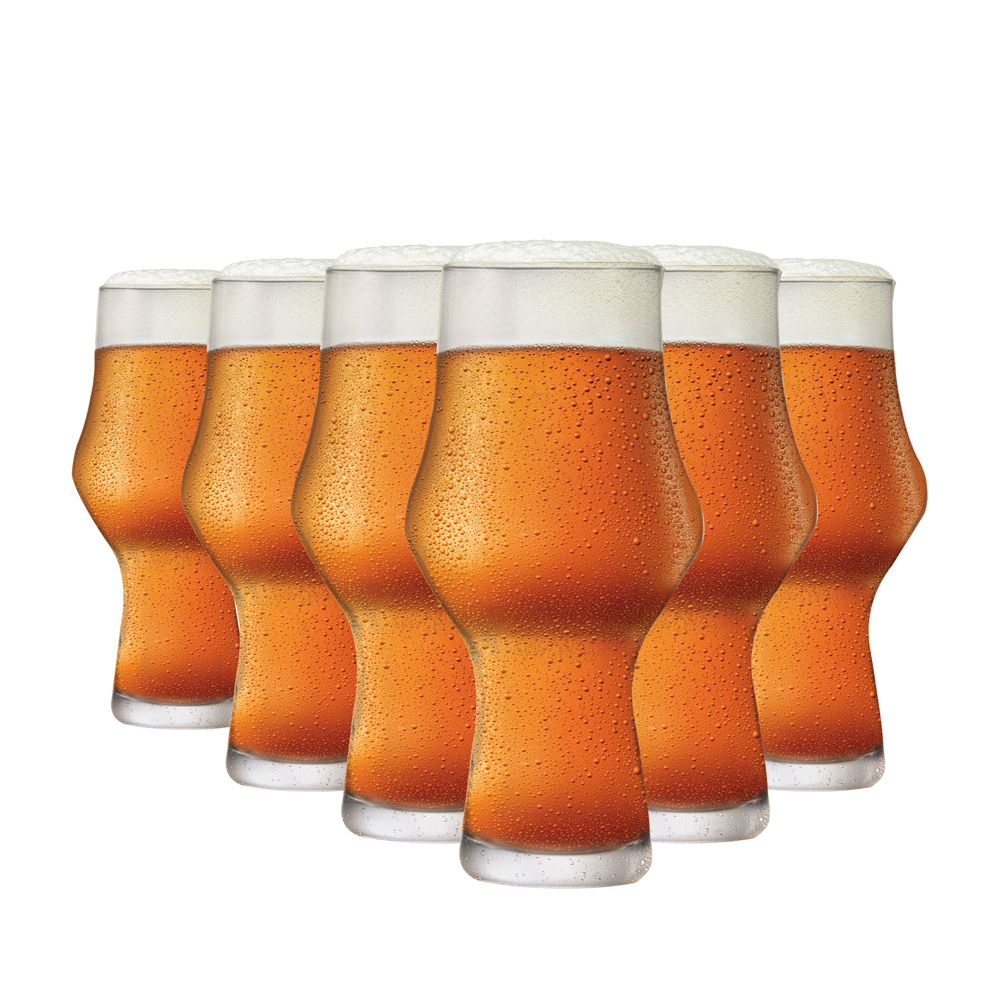 Jogo de Copos de Cristal Craft Beer Para Cerveja 495ml 6 Pcs - Ruvolo - Foto 0