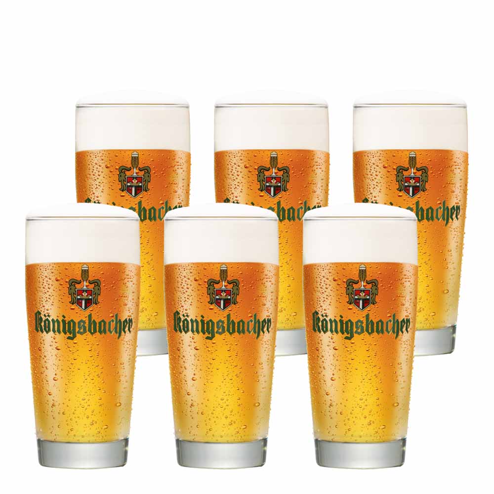Jogo de Copos de Vidro Dour Konigsbacher Para Cerveja 0,20 280ml 6 Pcs - Ruvolo - Foto 0