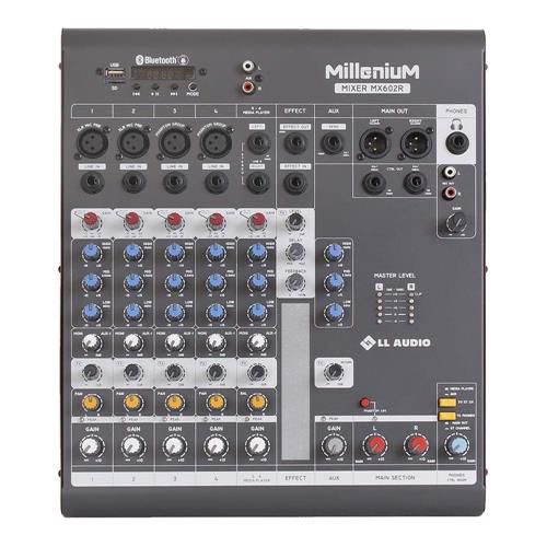 Mesa de Som LL Áudio Millenium MX-602R