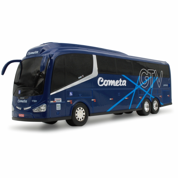 Ônibus Em Miniatura Viação Cometa GTV Irizar 48 cm