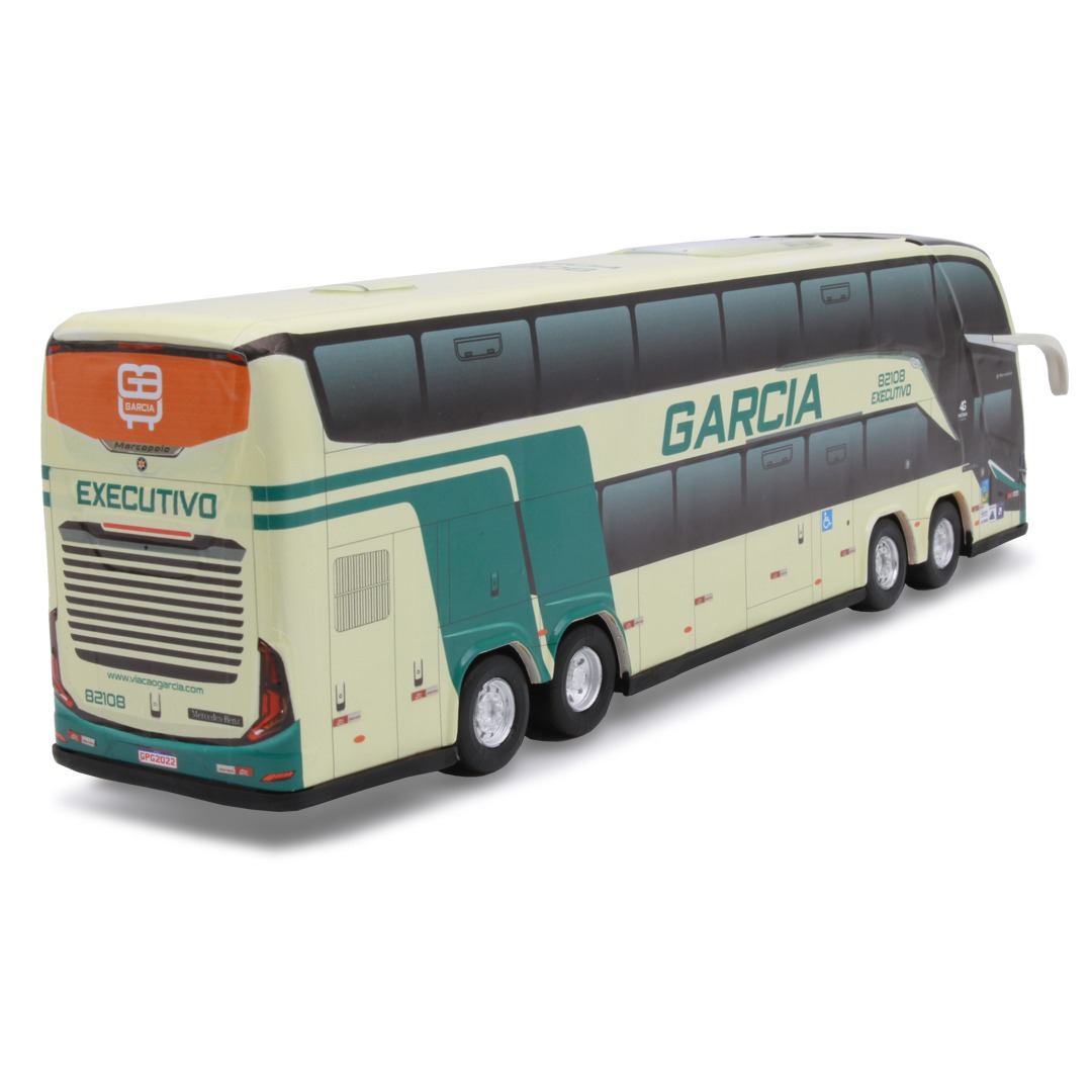 Ônibus Em Miniatura Viação Garcia Antigo G8 DD