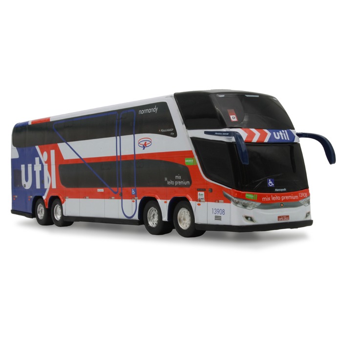 Ônibus Em Miniatura Viação Util Mix Leito Premium DD