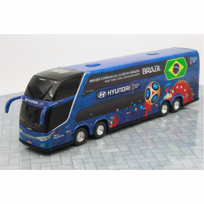 Ônibus Miniatura Copa Do Mundo Rússia 2018 DD