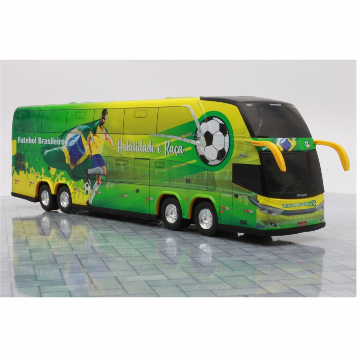 Ônibus Miniatura Seleção Brasileira País Do Futebol DD