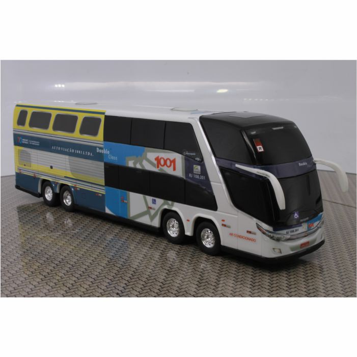 Ônibus Miniatura Viação 1001 DD 70 Anos