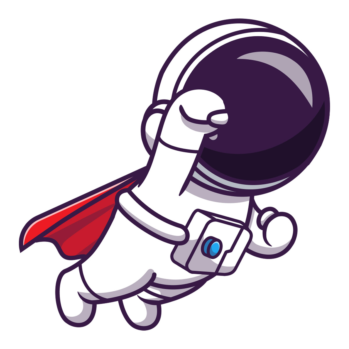 Adesivo de Parede - Astronauta Super-herói