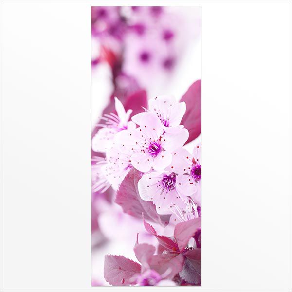 Adesivo de Porta - Flores Cerejeira 3