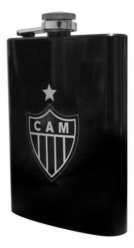 Cantil Metal 220 Ml Escudo Atlético Mineiro