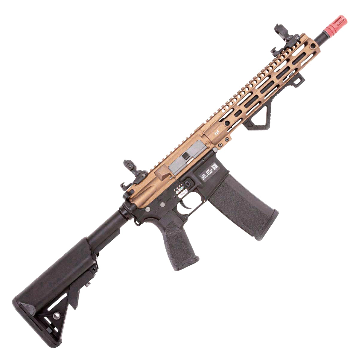 Rifle AEG Airsoft M4 Carbine Long M-LOK SA-E20 Half Bronze